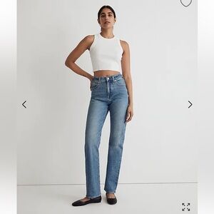 Madewell 90s Straight Jean in Enmore Wash